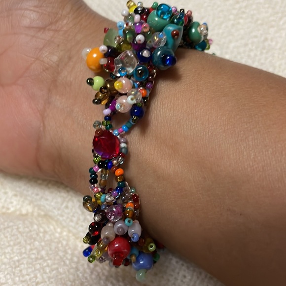 Messy Beads Multi Color Bracelet - Picture 2 of 7